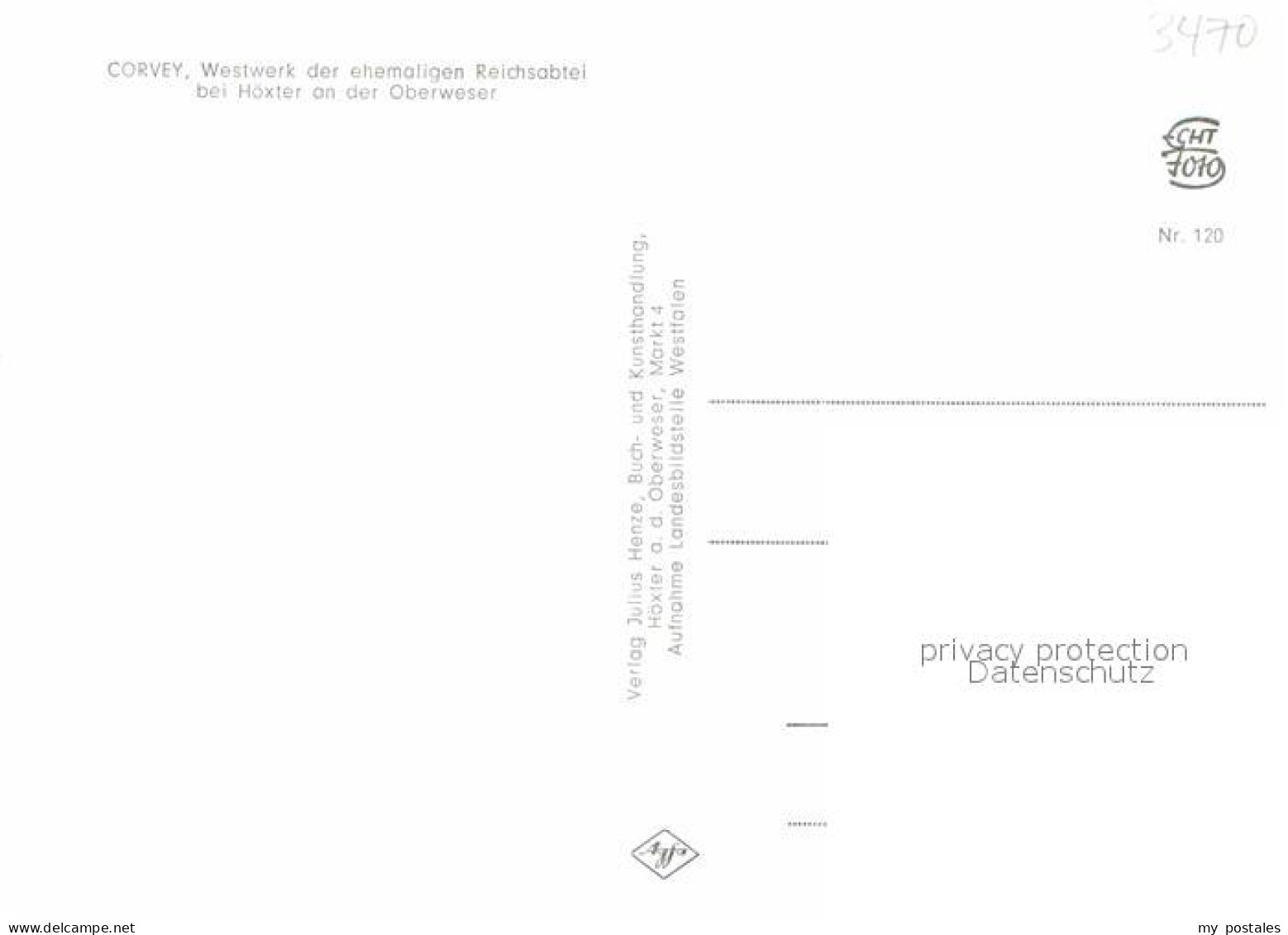 72893392 Corvey Westwerk Reichsabtei  Hoexter - Hoexter