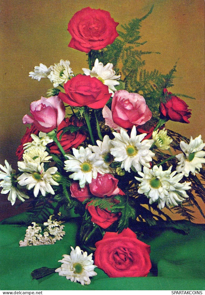 FLOWERS Vintage Ansichtskarte Postkarte CPSM #PAS634.DE - Fleurs