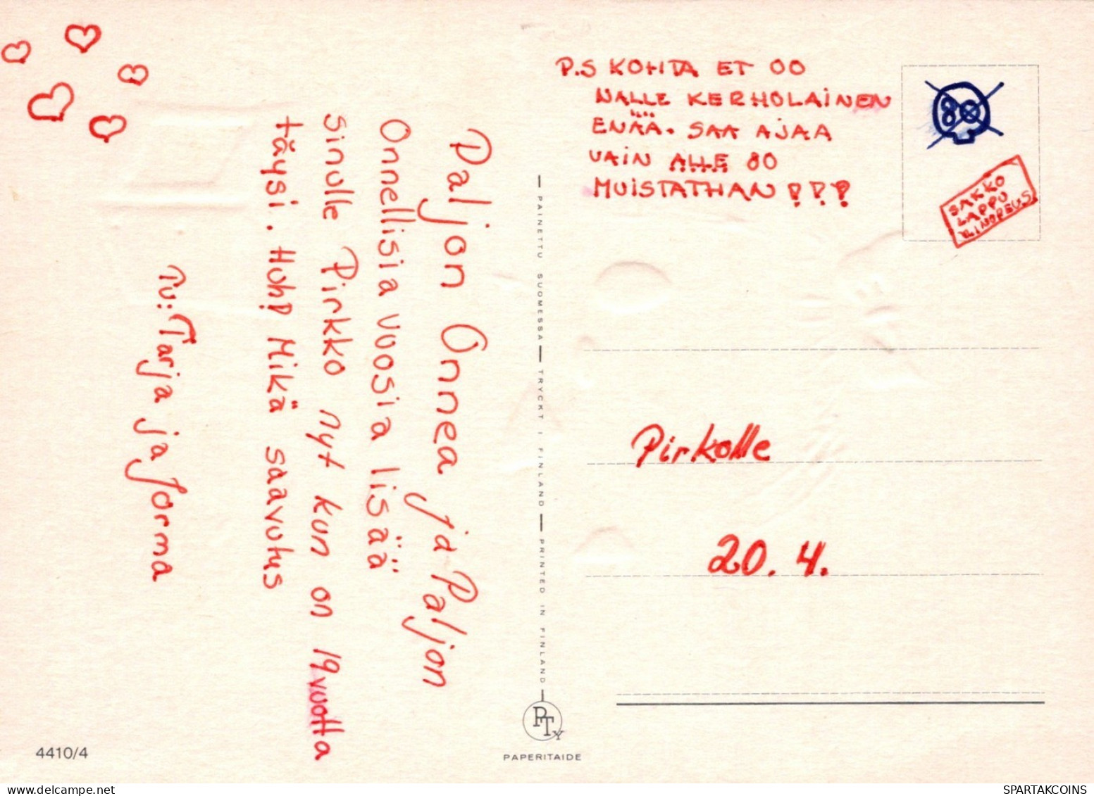 HUND Tier Vintage Ansichtskarte Postkarte CPSM #PAN547.DE - Perros