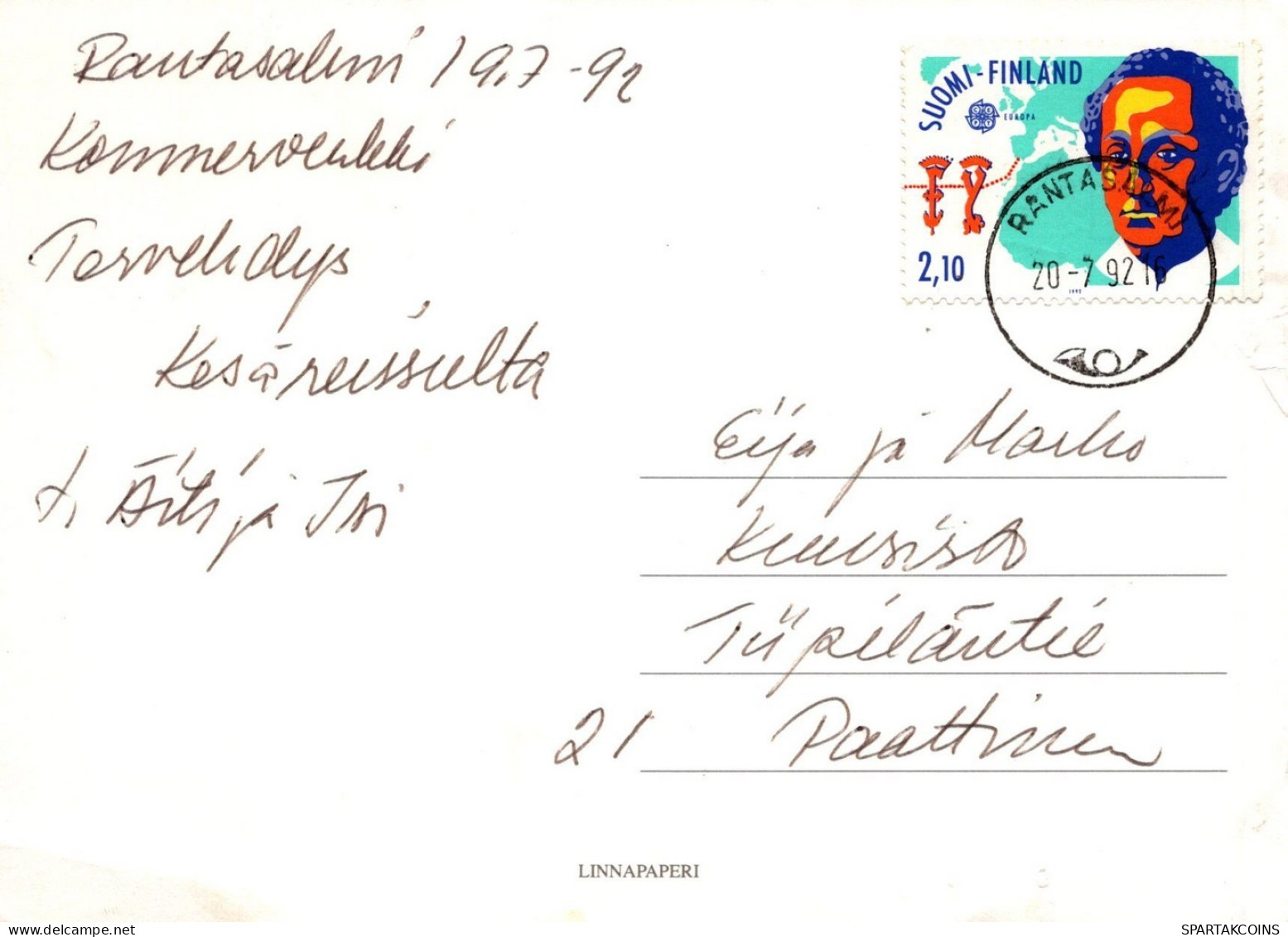 HUND Tier Vintage Ansichtskarte Postkarte CPSM #PAN678.DE - Perros