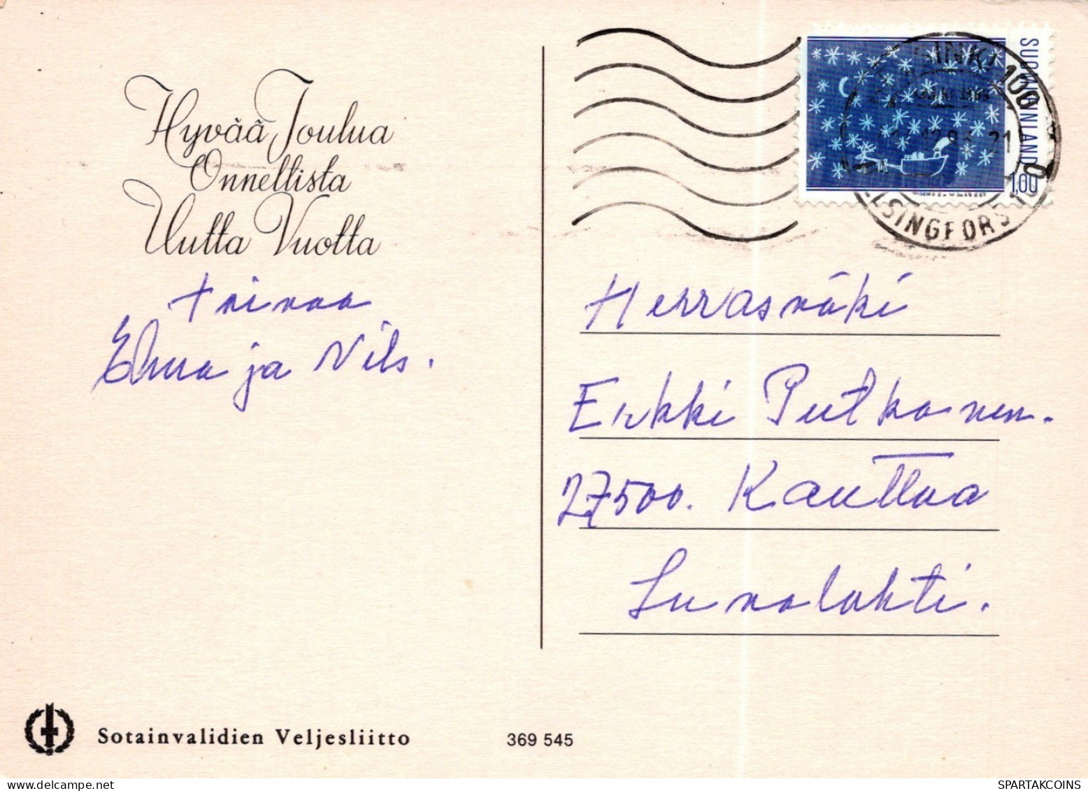 ENGEL WEIHNACHTSFERIEN Feiern & Feste Vintage Ansichtskarte Postkarte CPSM #PAH510.DE - Engel