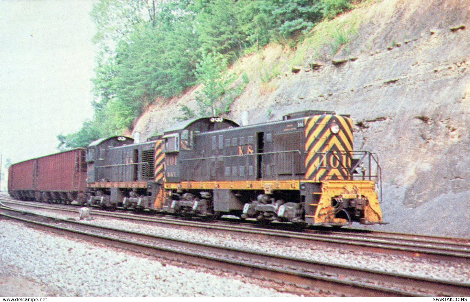 ZUG Schienenverkehr Eisenbahnen Vintage Ansichtskarte Postkarte CPSMF #PAA611.DE - Eisenbahnen