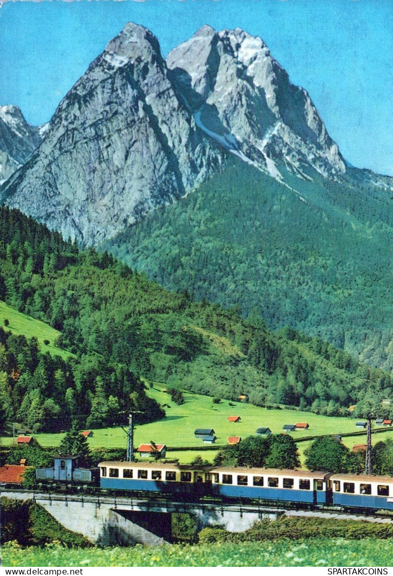 ZUG Schienenverkehr Eisenbahnen Vintage Ansichtskarte Postkarte CPSM #PAA676.DE - Eisenbahnen