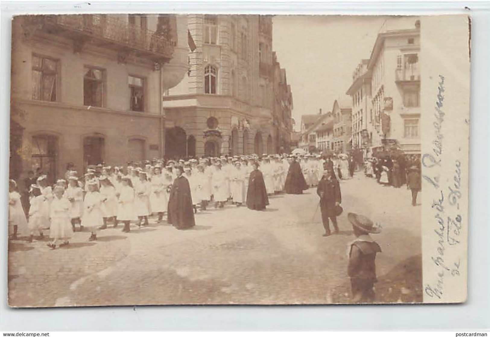 Schweiz - Rorschach (SG) Fotokarte - Procession De Fête-Dieu - Jahre 1906 - Verlag Inconnu  - Rorschach