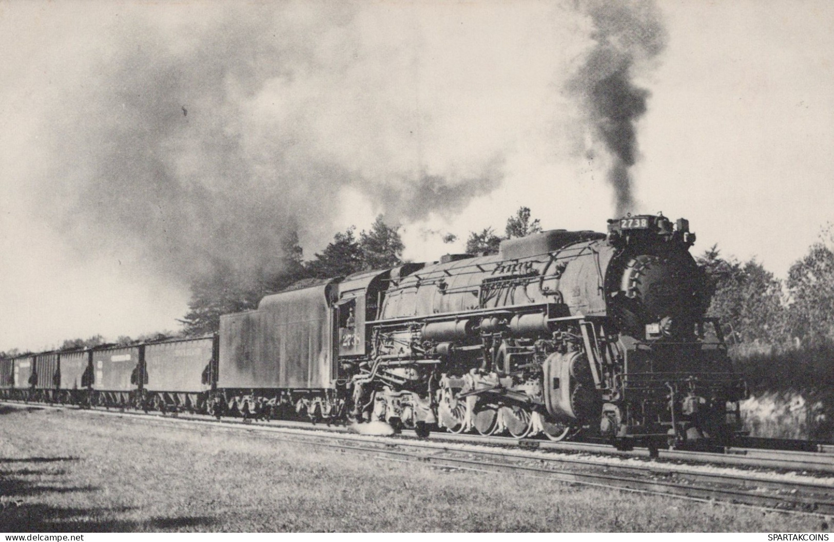 ZUG Schienenverkehr Eisenbahnen Vintage Ansichtskarte Postkarte CPSMF #PAA471.DE - Trains