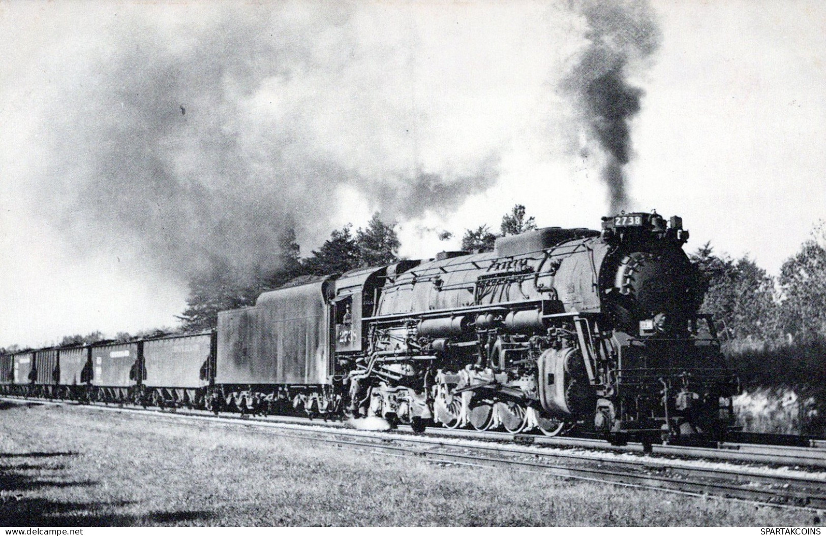 ZUG Schienenverkehr Eisenbahnen Vintage Ansichtskarte Postkarte CPSMF #PAA471.DE - Trains