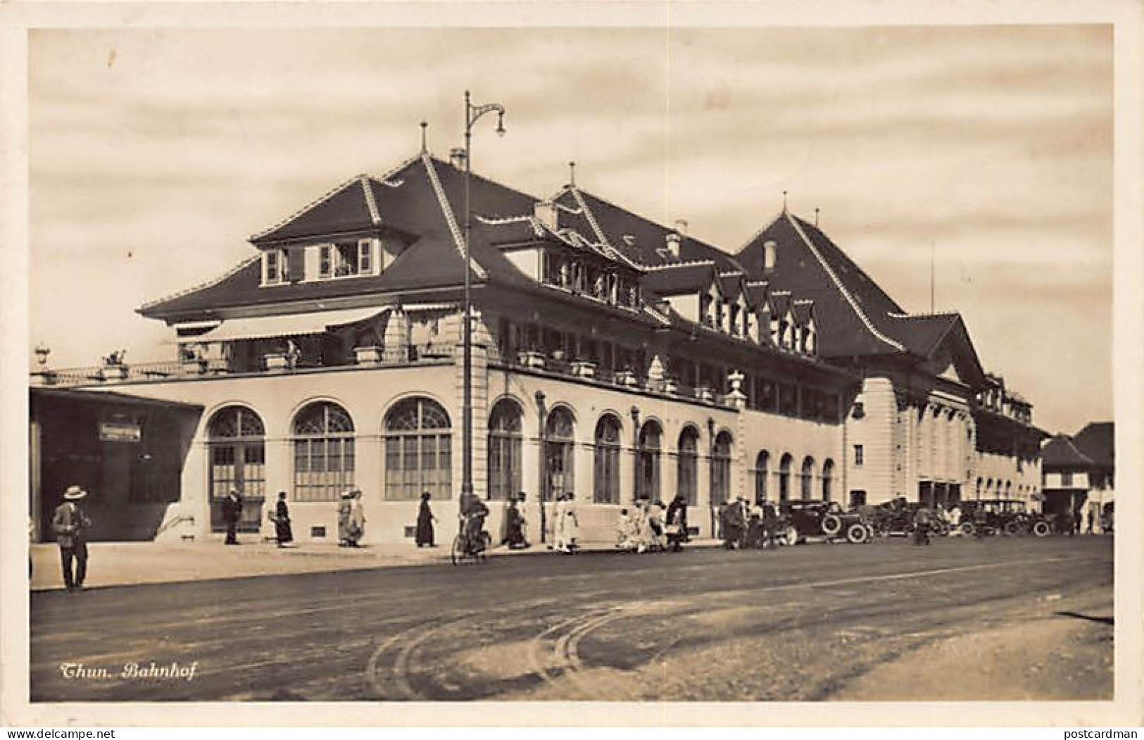 Schweiz - Thoune / Thun (BE ) Bahnhof - Verlag Photoglob 4568 - Thoune / Thun