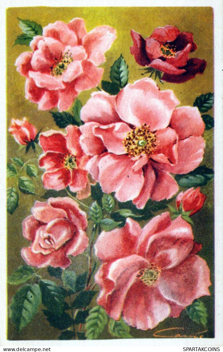 FLORES Vintage Tarjeta Postal CPA #PKE490.ES - Flowers