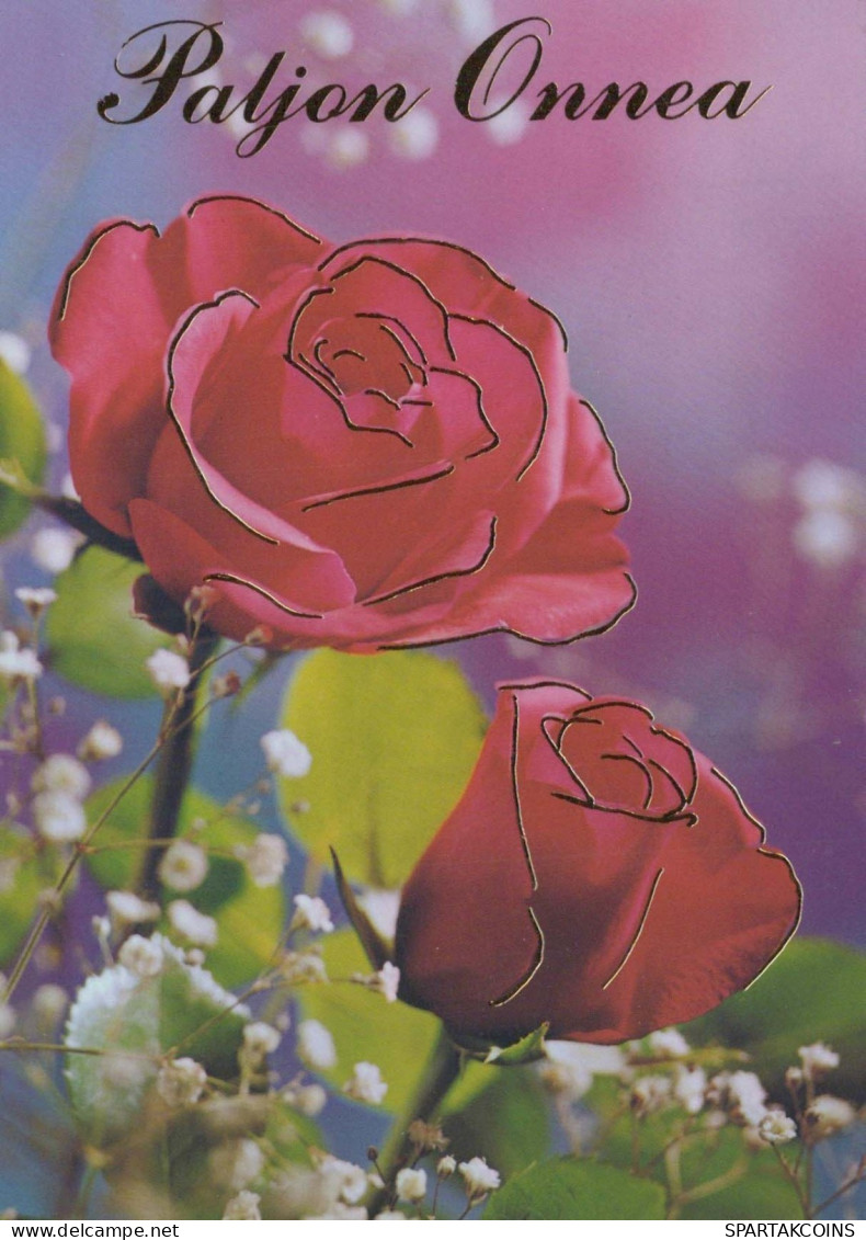 FLORES Vintage Tarjeta Postal CPSM #PBZ556.ES - Fleurs