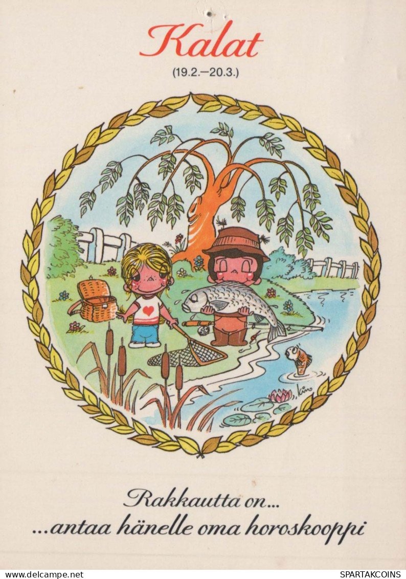 NIÑOS HUMOR Vintage Tarjeta Postal CPSM #PBV396.ES - Humorous Cards