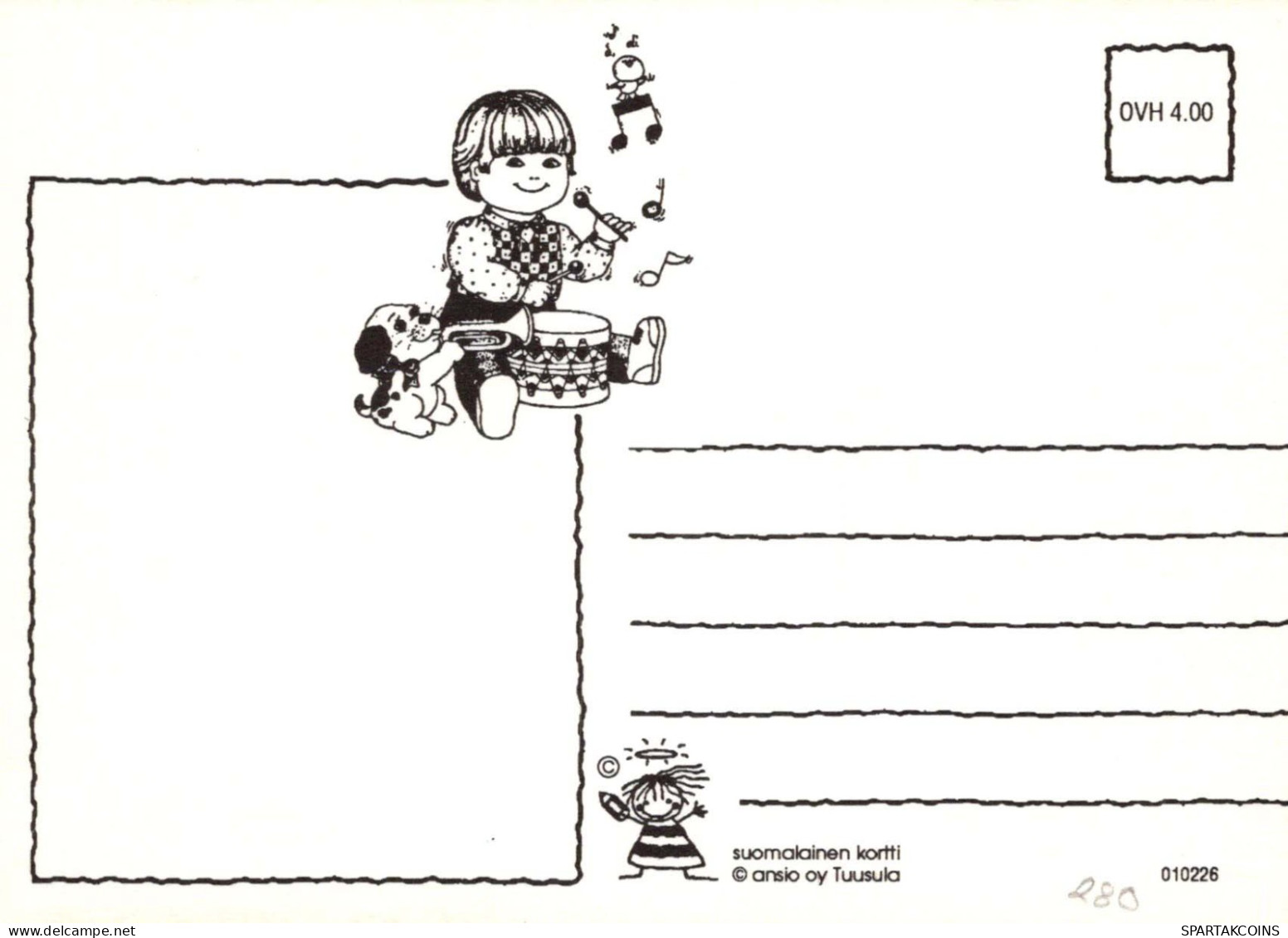 NIÑOS HUMOR Vintage Tarjeta Postal CPSM #PBV335.ES - Humorvolle Karten