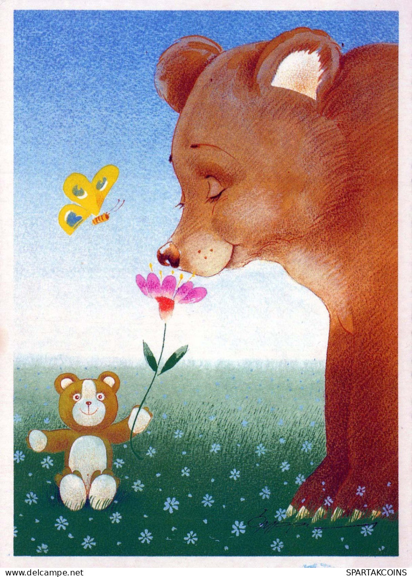 OSO Animales Vintage Tarjeta Postal CPSM #PBS213.ES - Bären