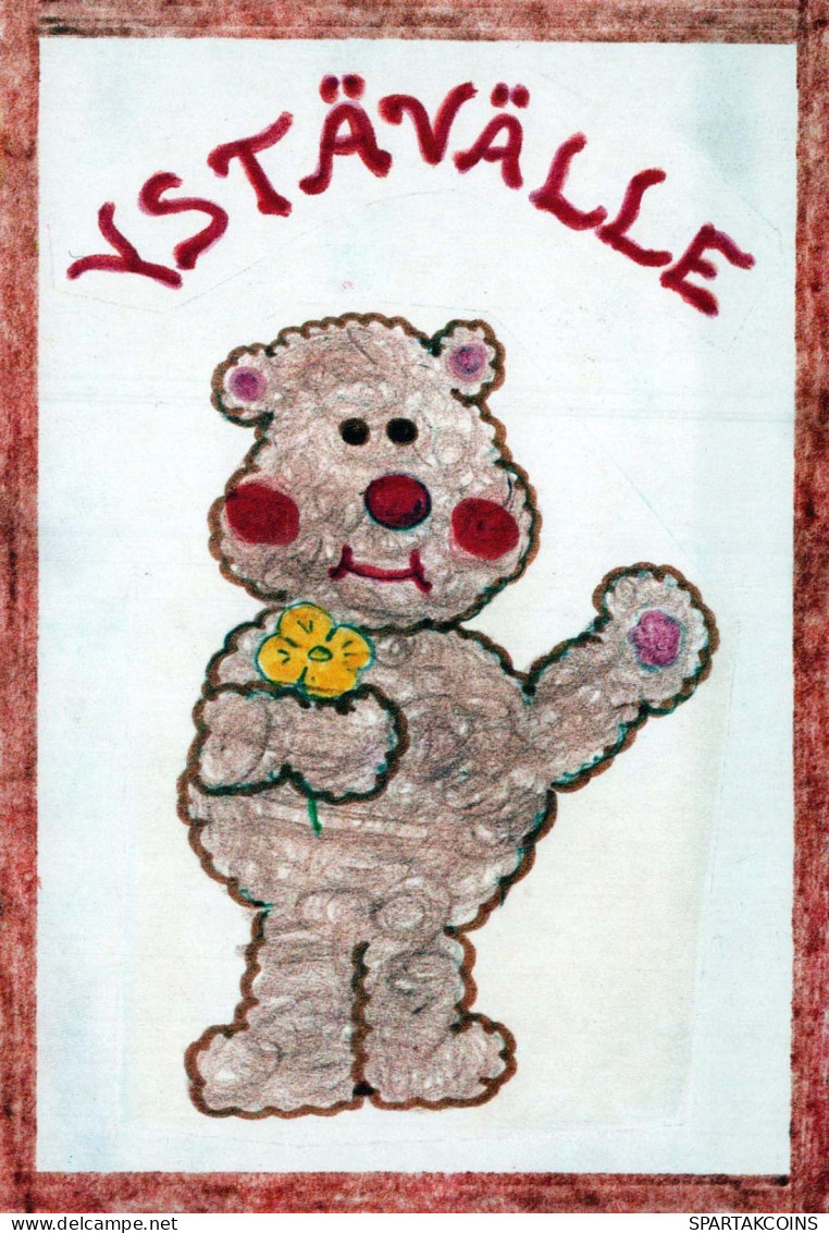 OSO Animales Vintage Tarjeta Postal CPSM #PBS153.ES - Ours