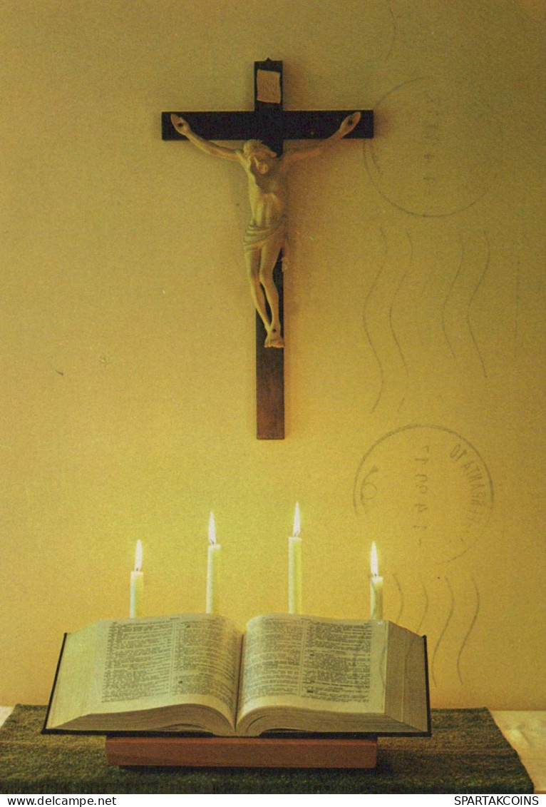 IGLESIA Cristianismo Religión Vintage Tarjeta Postal CPSM #PBQ305.ES - Churches & Convents
