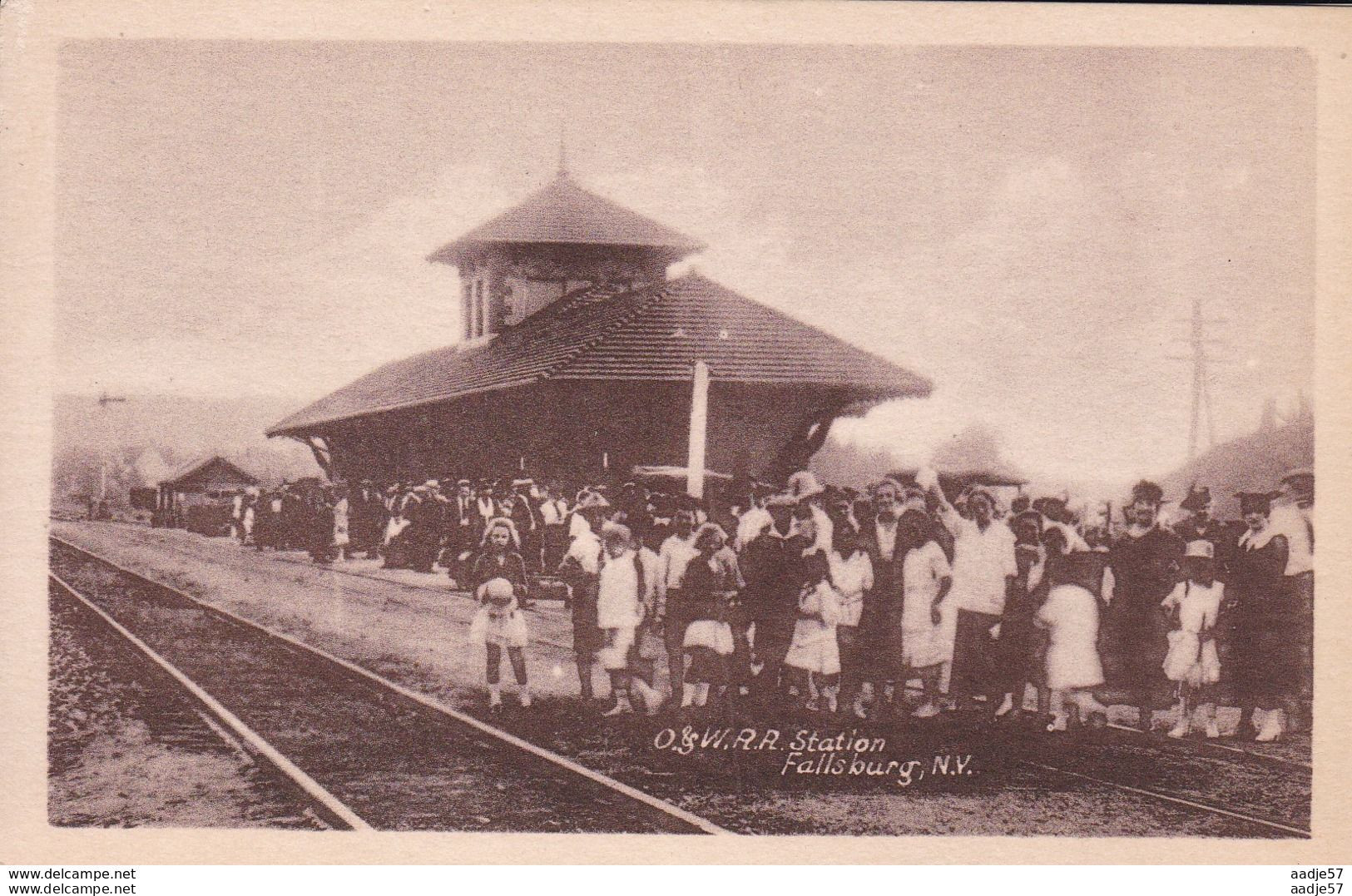 USA QSWRR Station Fallsburg N.Y. - Bahnhöfe Ohne Züge