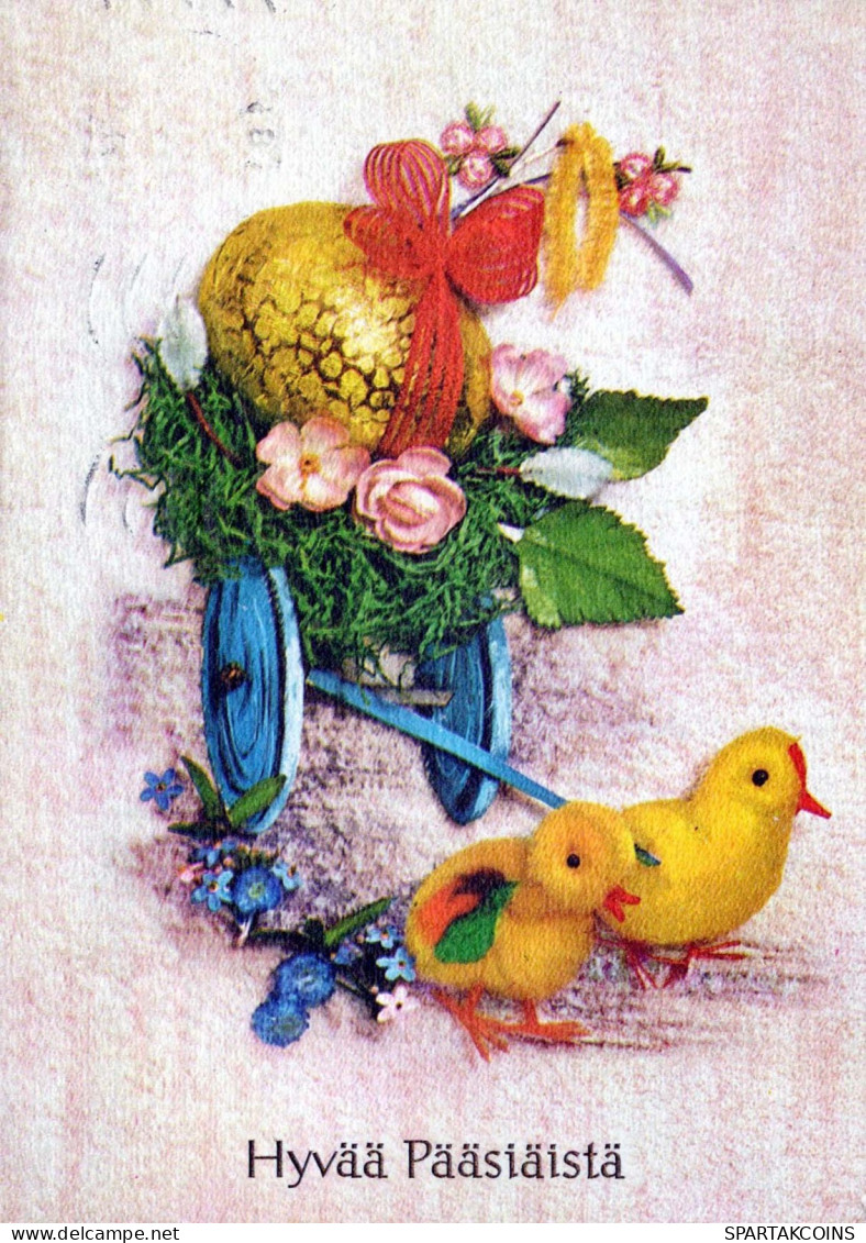 PASCUA HUEVO Vintage Tarjeta Postal CPSM #PBO218.ES - Ostern