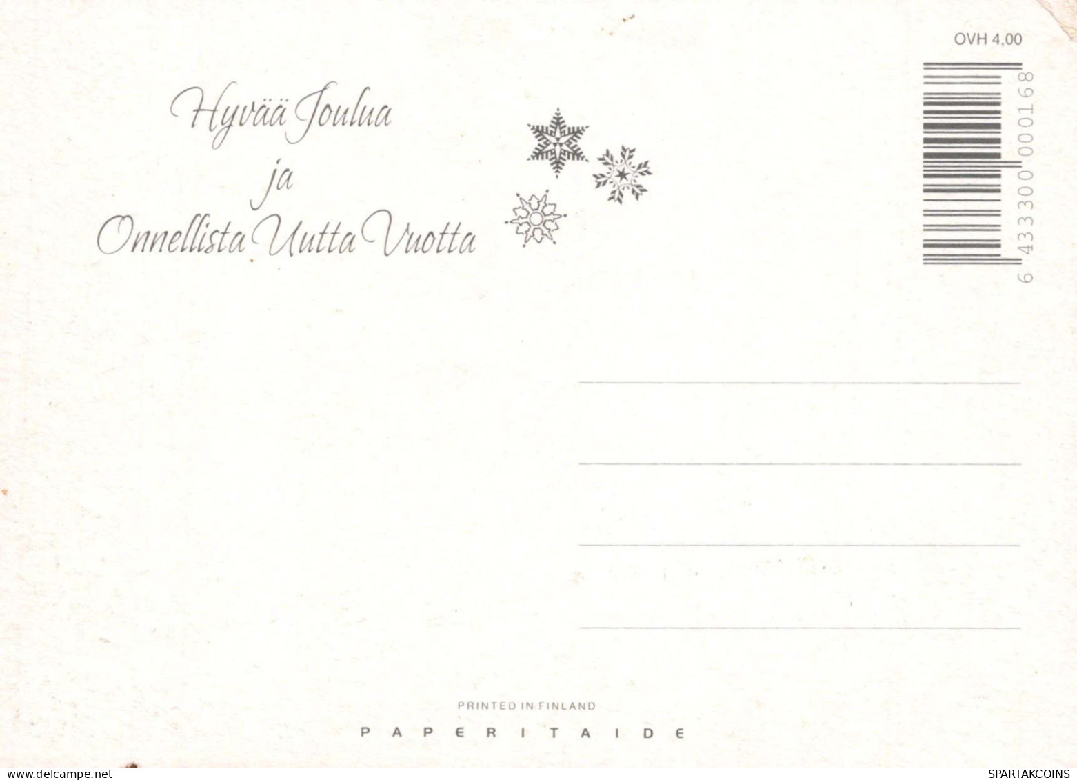 PAPÁ NOEL Feliz Año Navidad Vintage Tarjeta Postal CPSM #PBL031.ES - Santa Claus