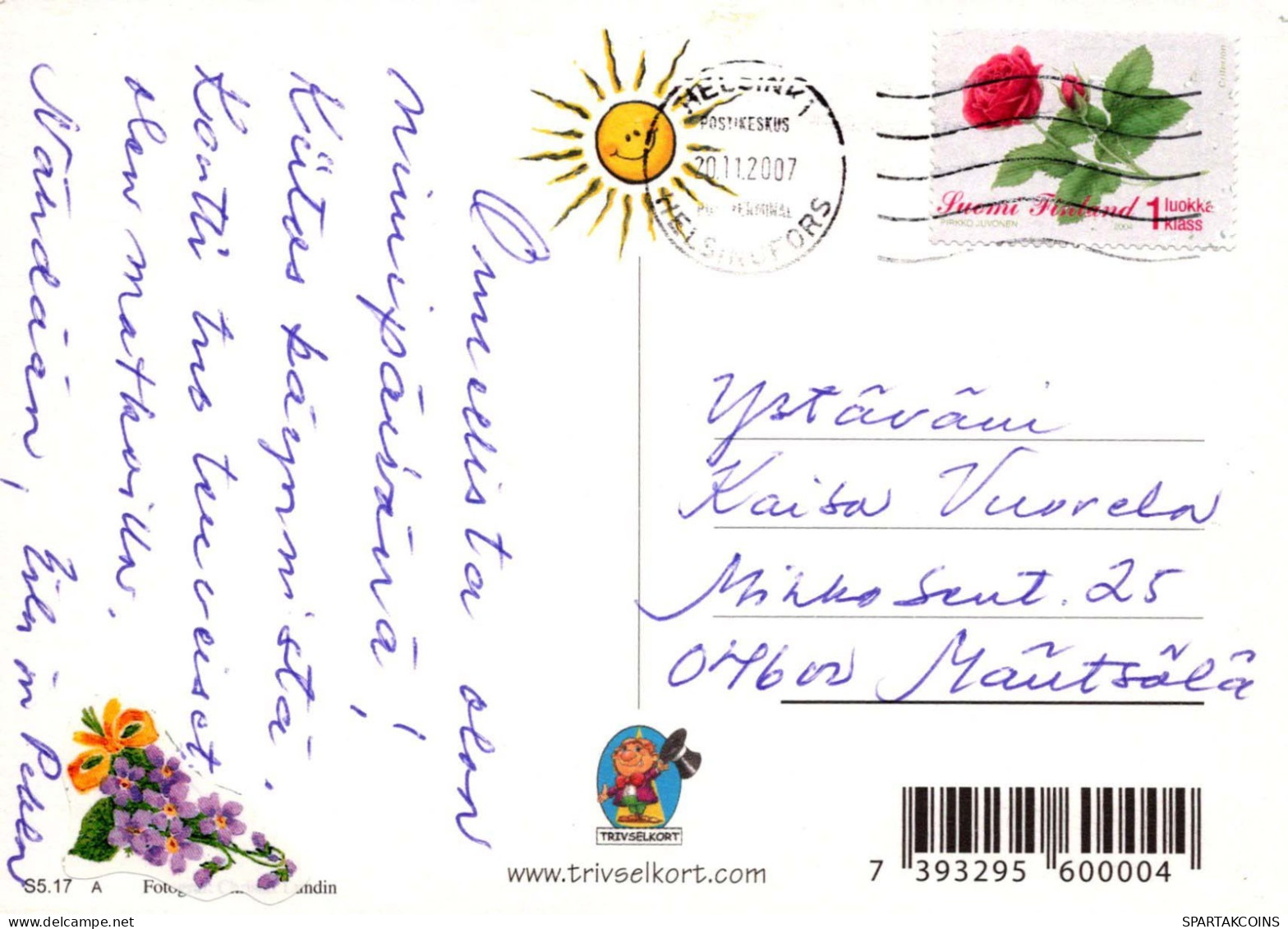 FLORES Vintage Tarjeta Postal CPSM #PAS632.ES - Fleurs