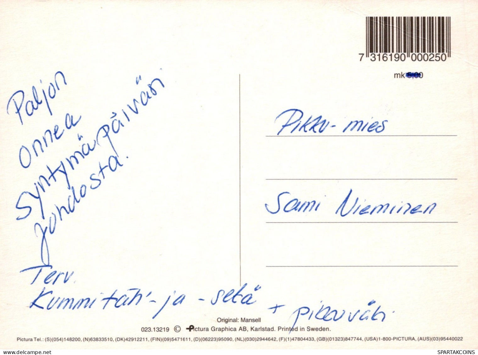 PERRO Animales Vintage Tarjeta Postal CPSM #PAN807.ES - Chiens