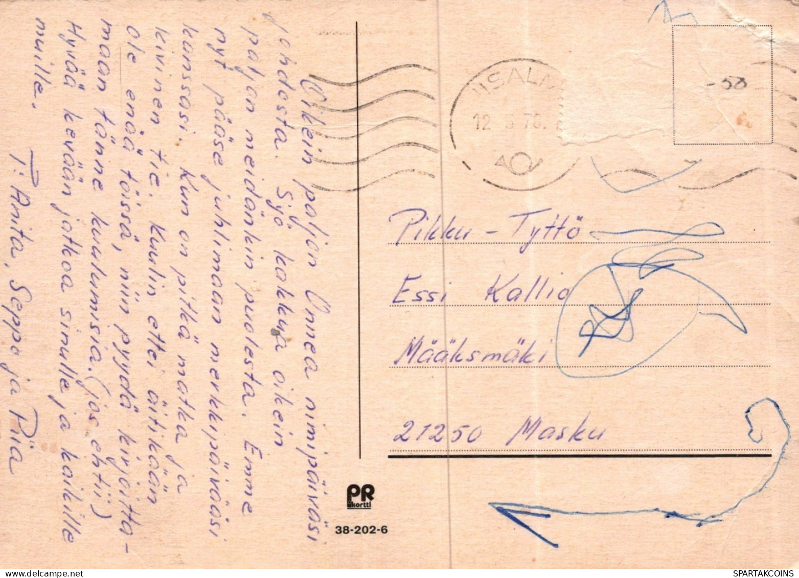 GATO GATITO Animales Vintage Tarjeta Postal CPSM #PAM169.ES - Chats