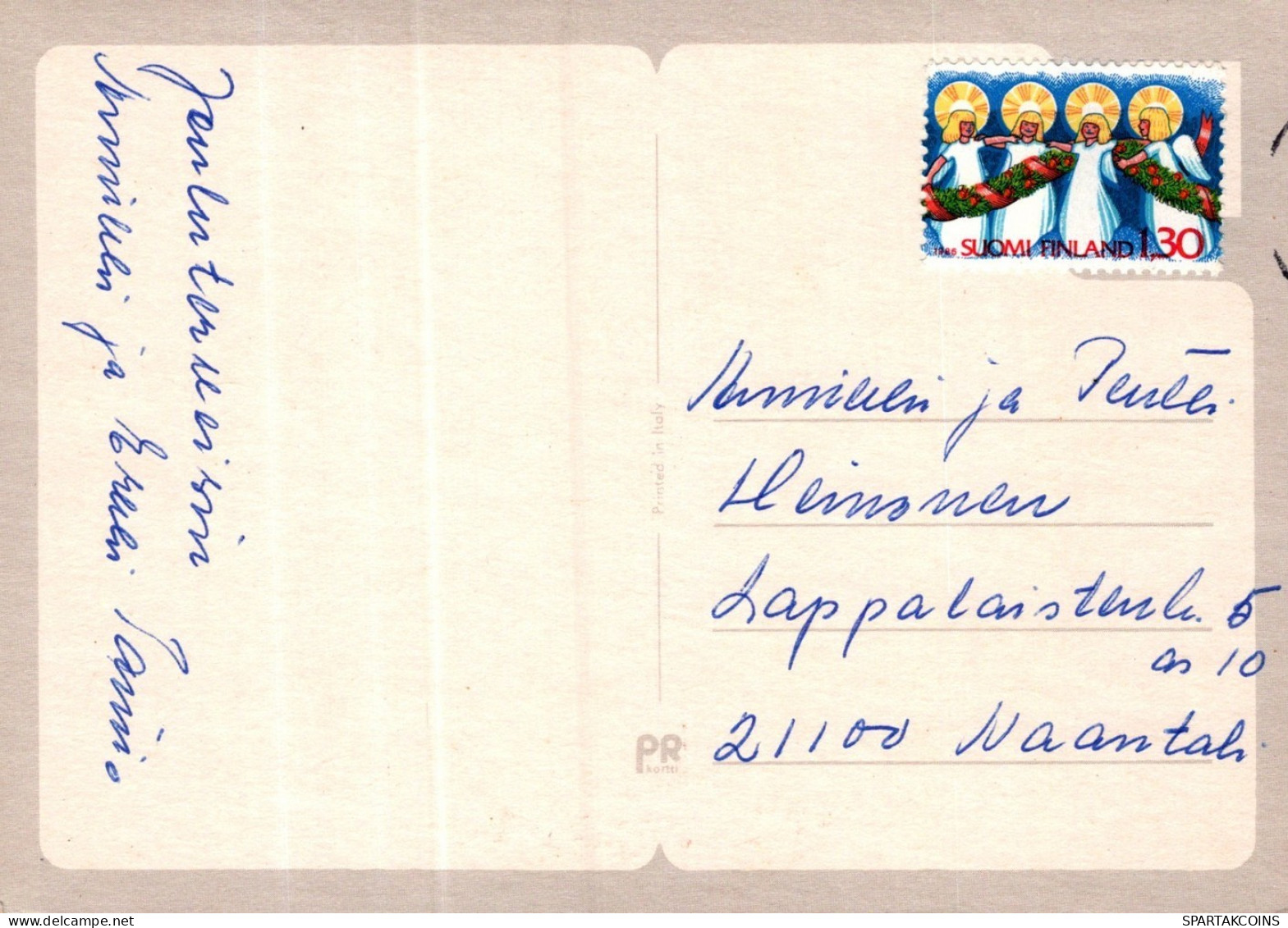 PAPÁ NOEL NAVIDAD Fiesta Vintage Tarjeta Postal CPSM #PAJ863.ES - Kerstman