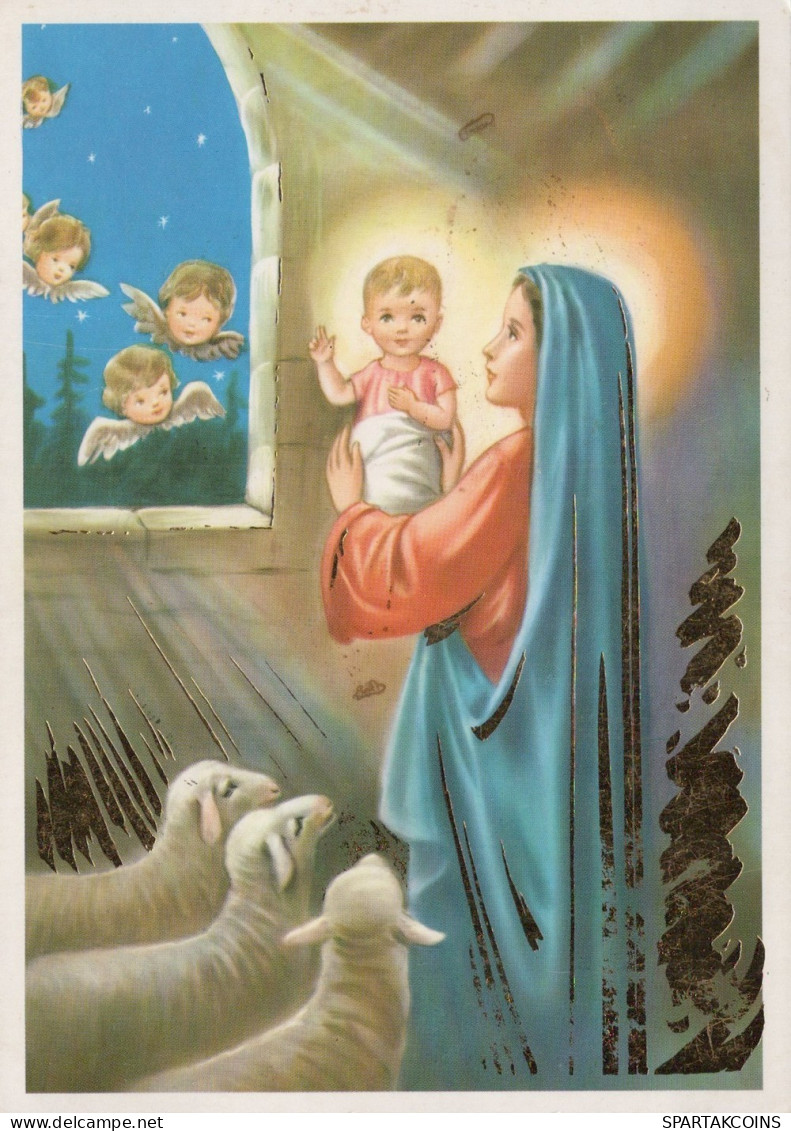 ÁNGEL NAVIDAD Vintage Tarjeta Postal CPSM #PAH811.ES - Anges