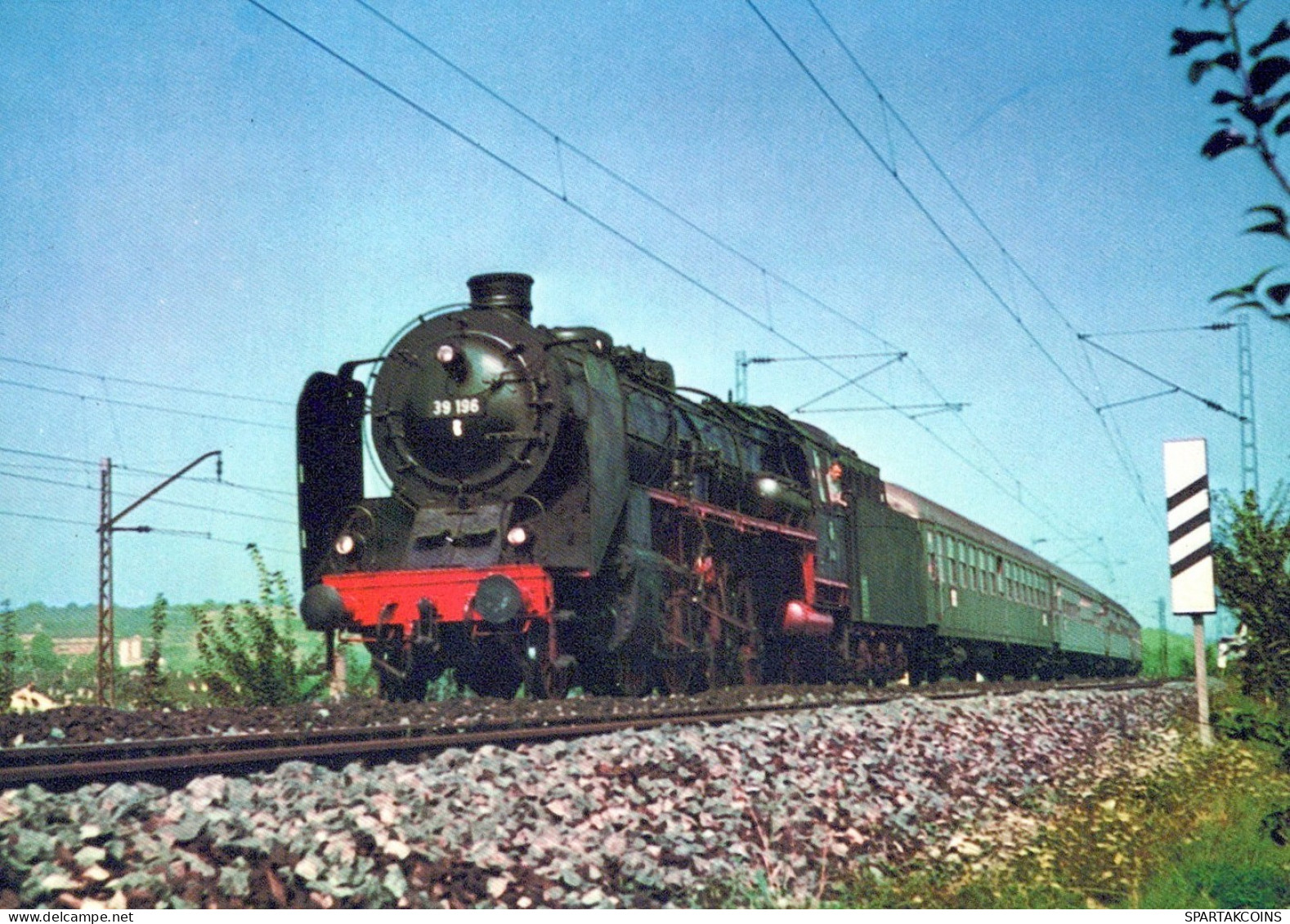 TREN TRANSPORTE Ferroviario Vintage Tarjeta Postal CPSM #PAA999.ES - Trenes