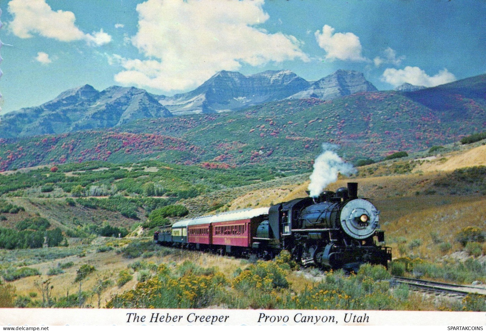 TREN TRANSPORTE Ferroviario Vintage Tarjeta Postal CPSM #PAA809.ES - Trenes