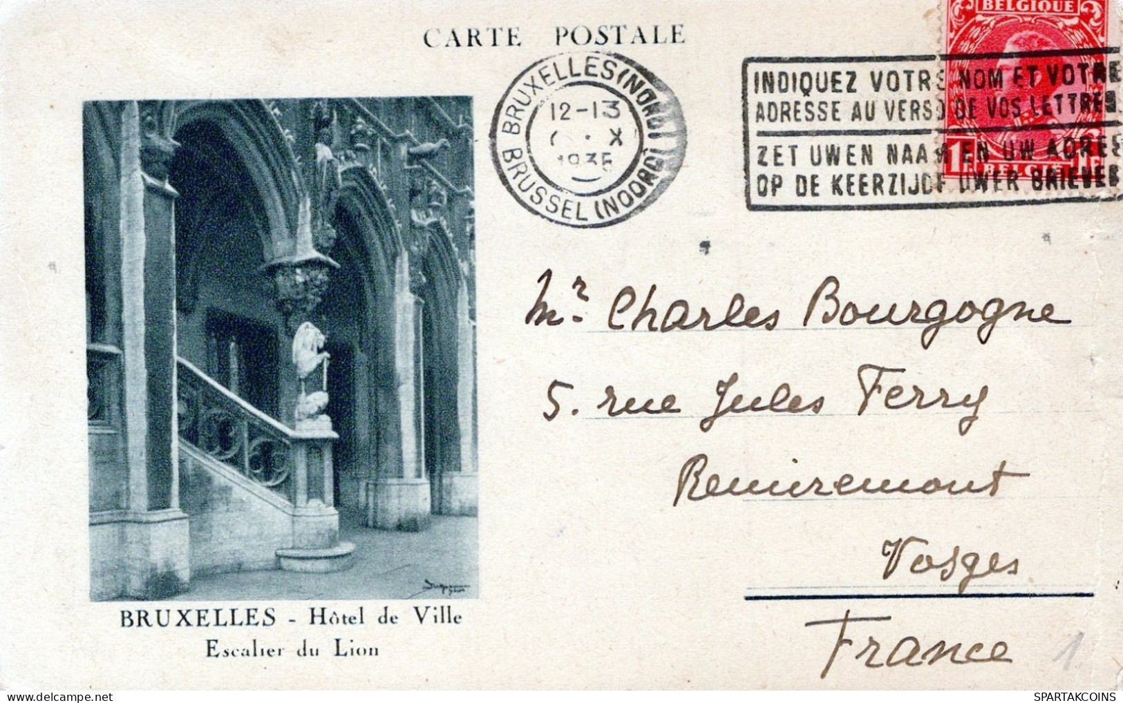 BELGIQUE BRUXELLES Carte Postale CPA #PAD591.FR - Brüssel (Stadt)