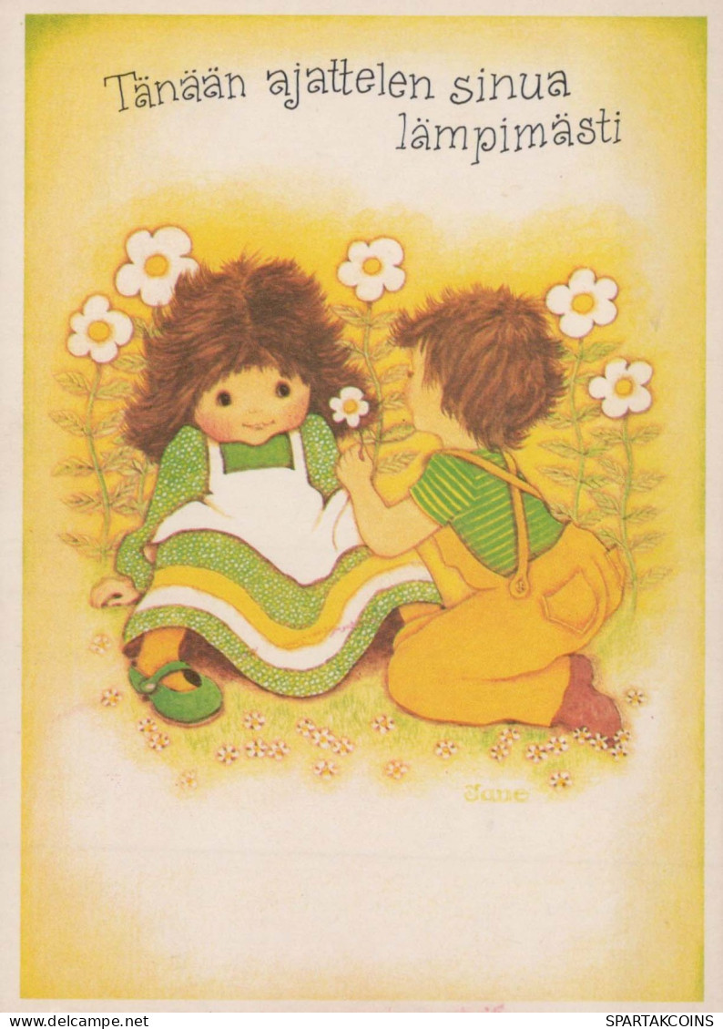 ENFANTS ENFANTS Scène S Paysages Vintage Carte Postale CPSM #PBU598.FR - Escenas & Paisajes