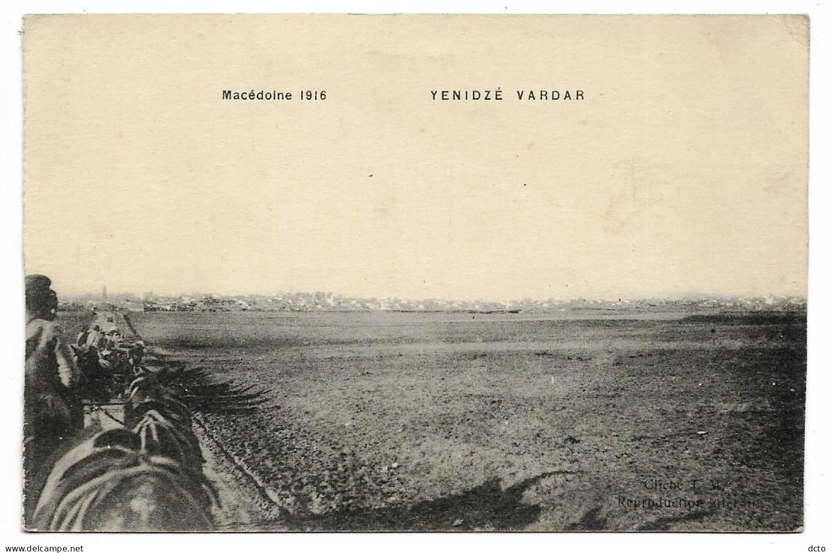 YENIDZE VARDAR (Macédoine 1916) Ed. Le Deley, Envoi 1918 - Noord-Macedonië