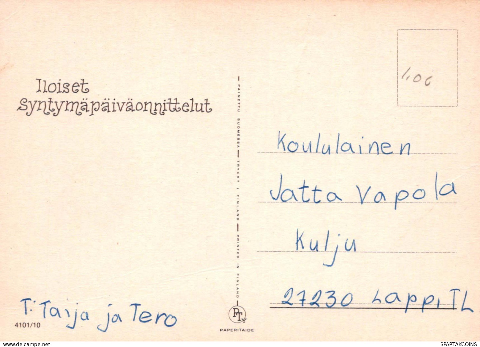 JOYEUX ANNIVERSAIRE 8 Ans FILLE ENFANTS Vintage Postal CPSM #PBT981.FR - Verjaardag