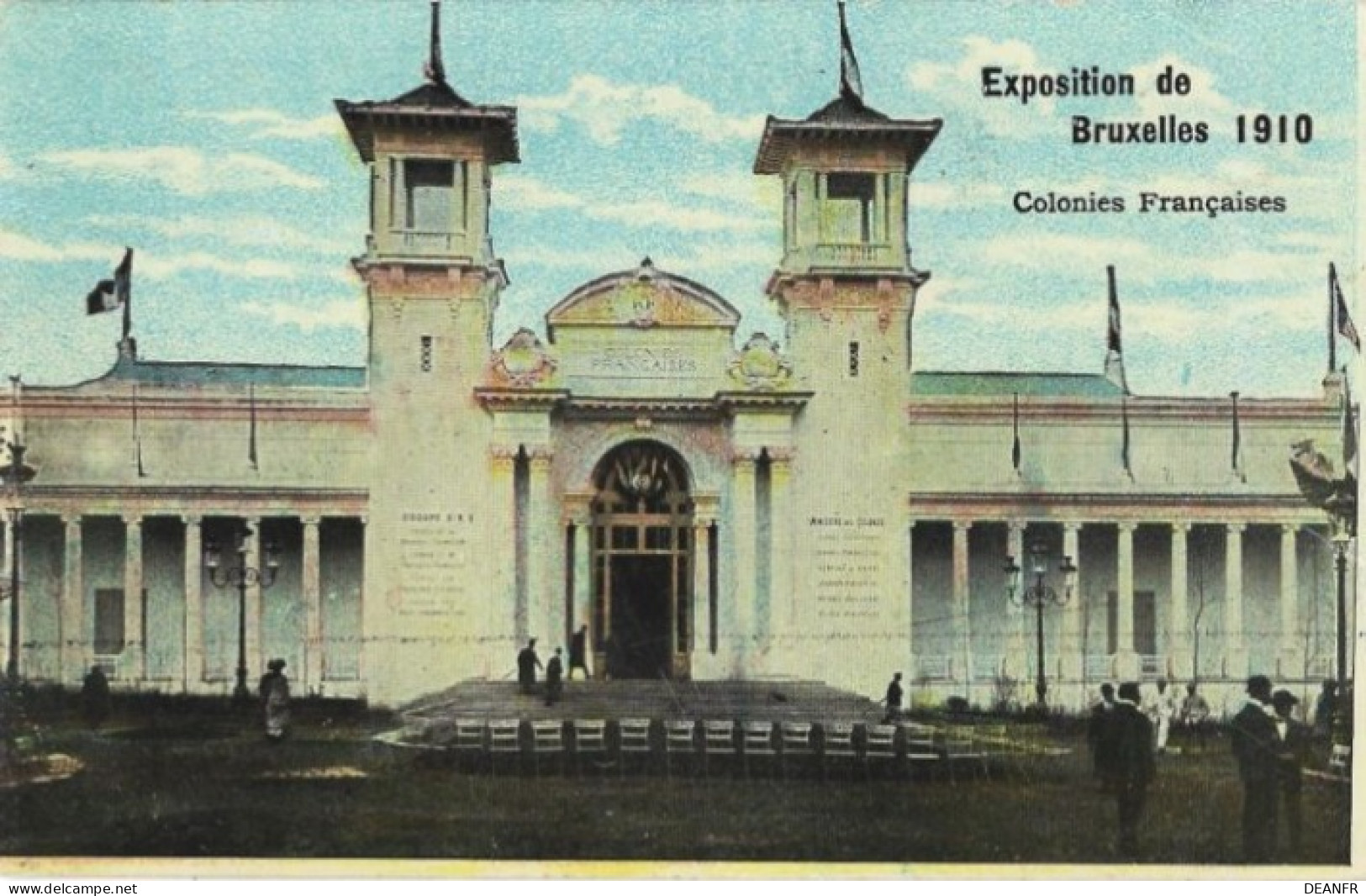 EXPOSITION De BRUXELLES 1910 : Colonies Françaises. Carte Très Bon état. - Expositions Universelles