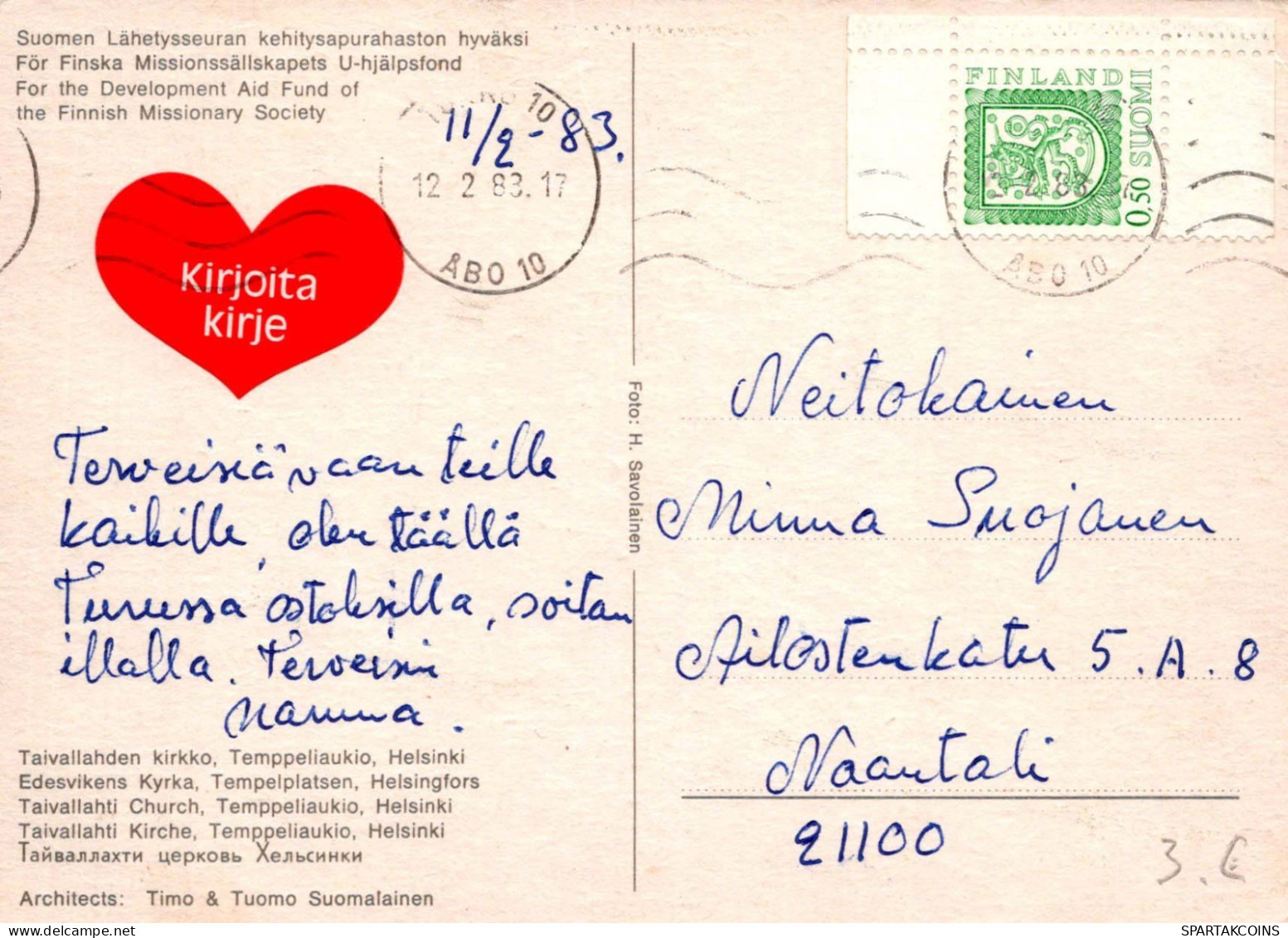 ÉGLISE Christianisme Religion Vintage Carte Postale CPSM #PBQ306.FR - Iglesias Y Las Madonnas