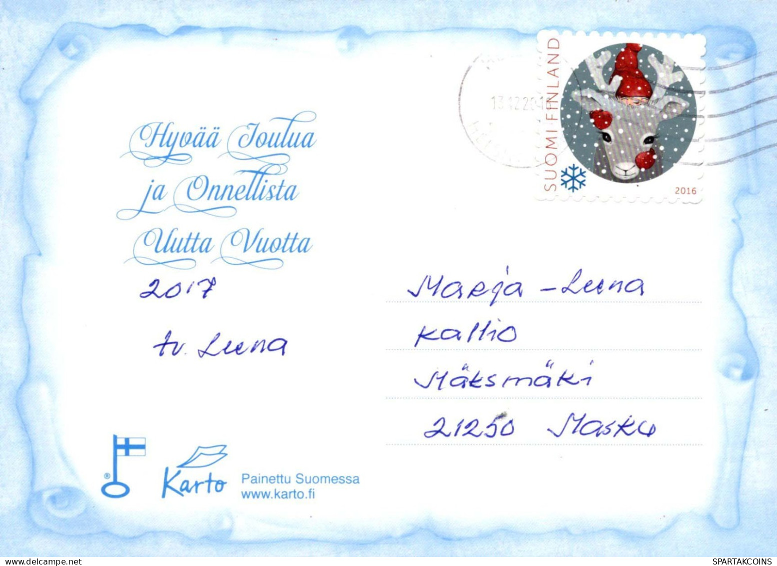 ANGE Noël Vintage Carte Postale CPSM #PBP541.FR - Anges