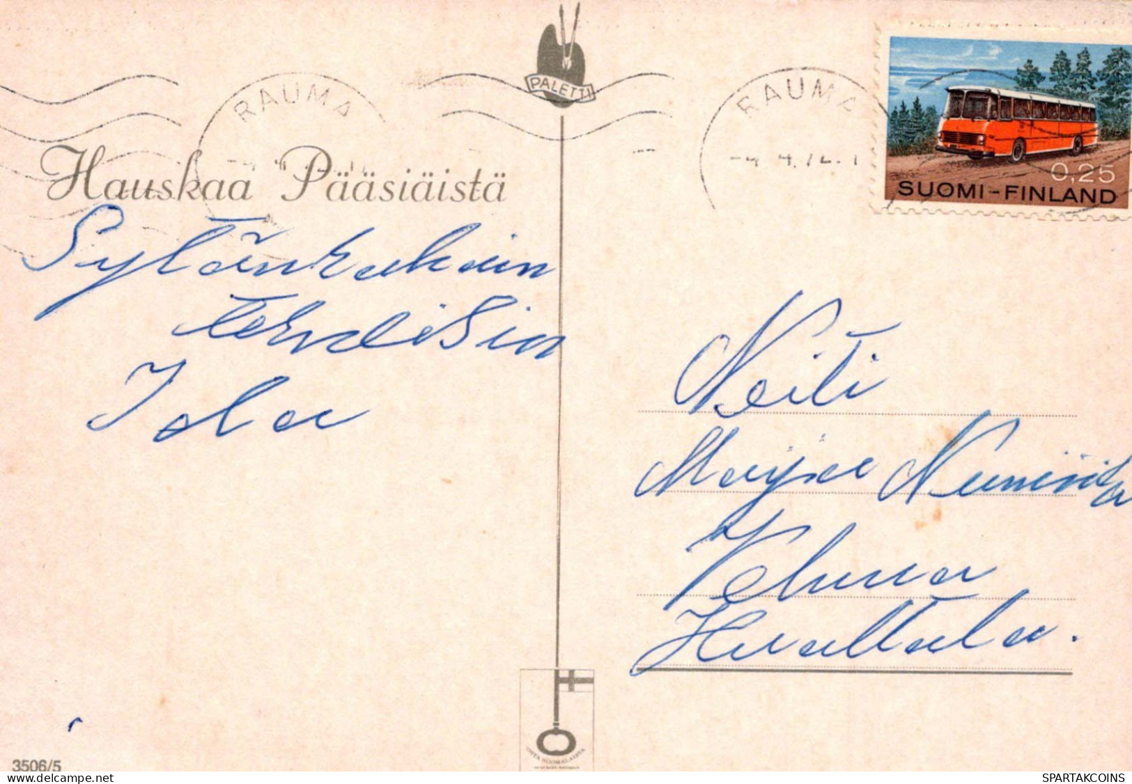 PÂQUES ŒUF Vintage Carte Postale CPSM #PBO159.FR - Easter