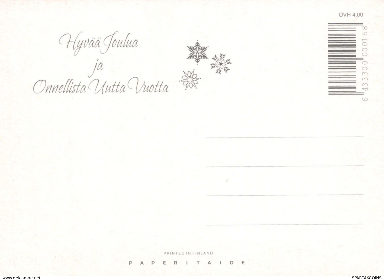 PÈRE NOËL Bonne Année Noël Vintage Carte Postale CPSM #PBL032.FR - Kerstman