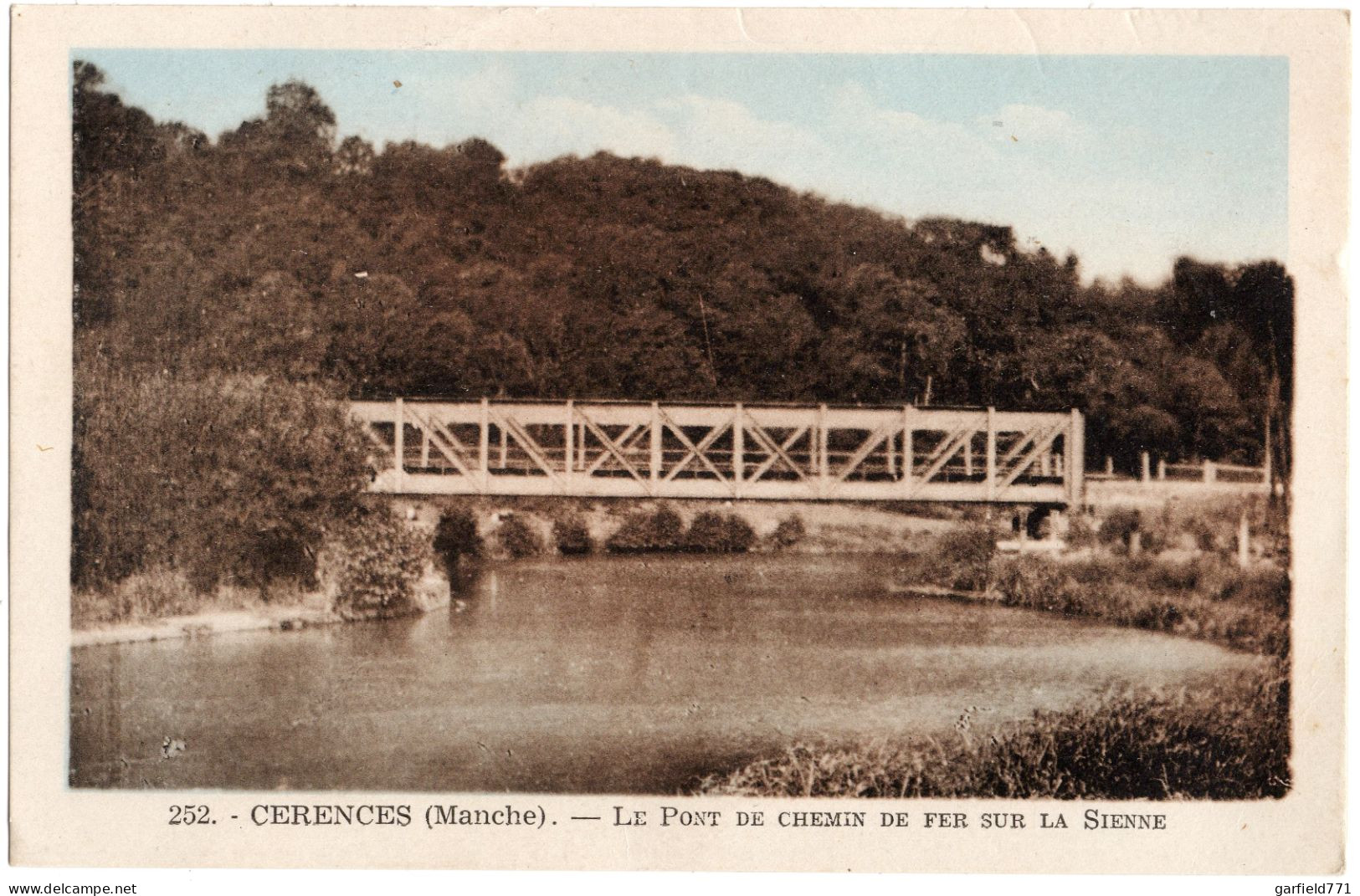 FRANCE - CERENCES (50) - Le Pont De Chemin De Fer - Carte RARISSIME !!! - Sonstige & Ohne Zuordnung