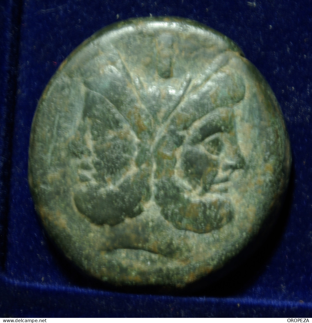 53E - REPUBLICA  MUY BONITO  AS DE JANO -  ANONIMO - MBC - Republiek (280 BC Tot 27 BC)