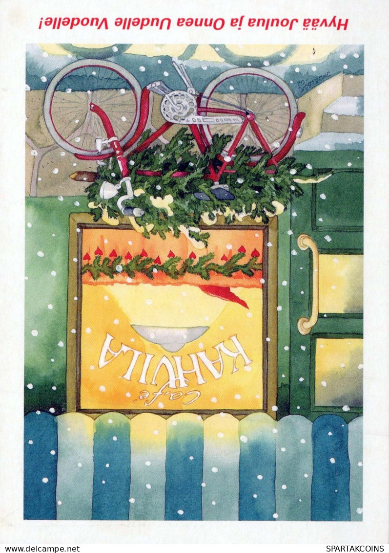 Bonne Année Noël Vintage Carte Postale CPSM #PAT322.FR - New Year