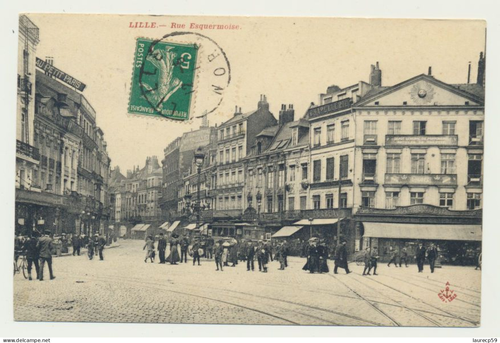 LILLE -rue Esquermoise - Animée - Lille