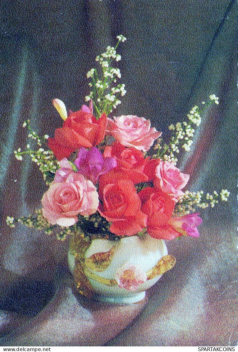 FLEURS Vintage Carte Postale CPSM #PAS633.FR - Flowers