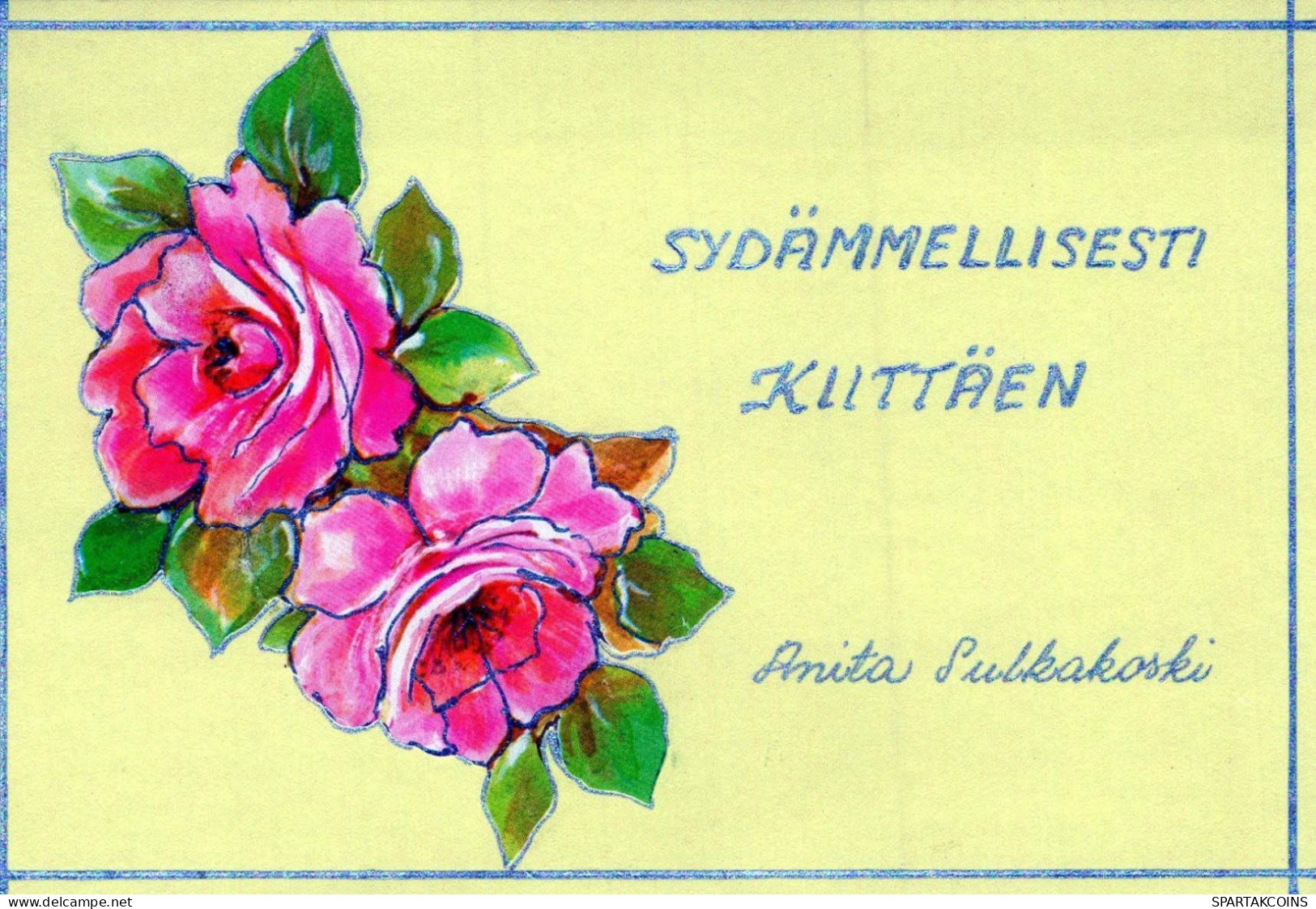 FLEURS Vintage Carte Postale CPSM #PAS150.FR - Blumen