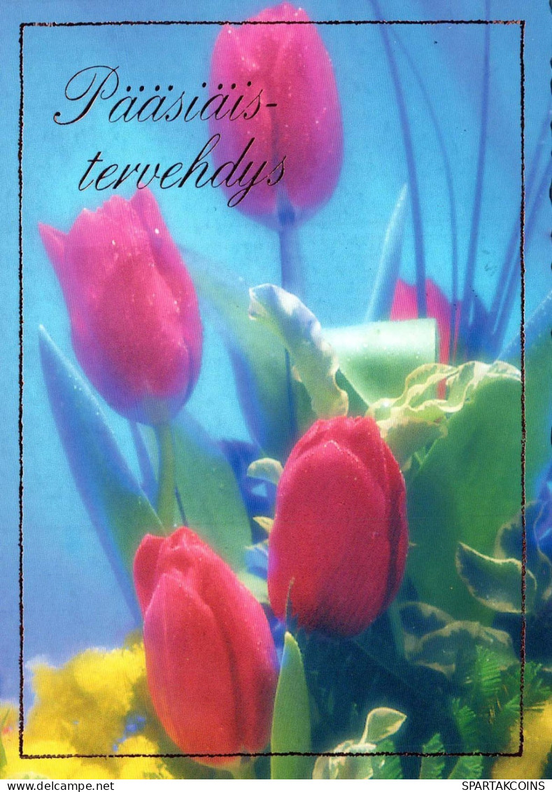 FLEURS Vintage Carte Postale CPSM #PAR067.FR - Flowers