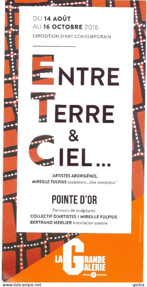 *CPM  - Entre Ciel Et Terre - Expo Des Artistes Aborigènes Et Mireille FULPIUS - La Grande Galerie à CONDILLAC (26) - Tentoonstellingen