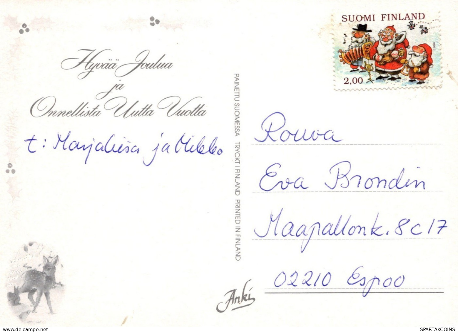 OISEAU Animaux Vintage Carte Postale CPSM #PAM738.FR - Vogels