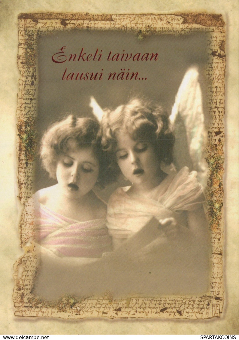 ANGE NOËL Vintage Carte Postale CPSM #PAH630.FR - Angels
