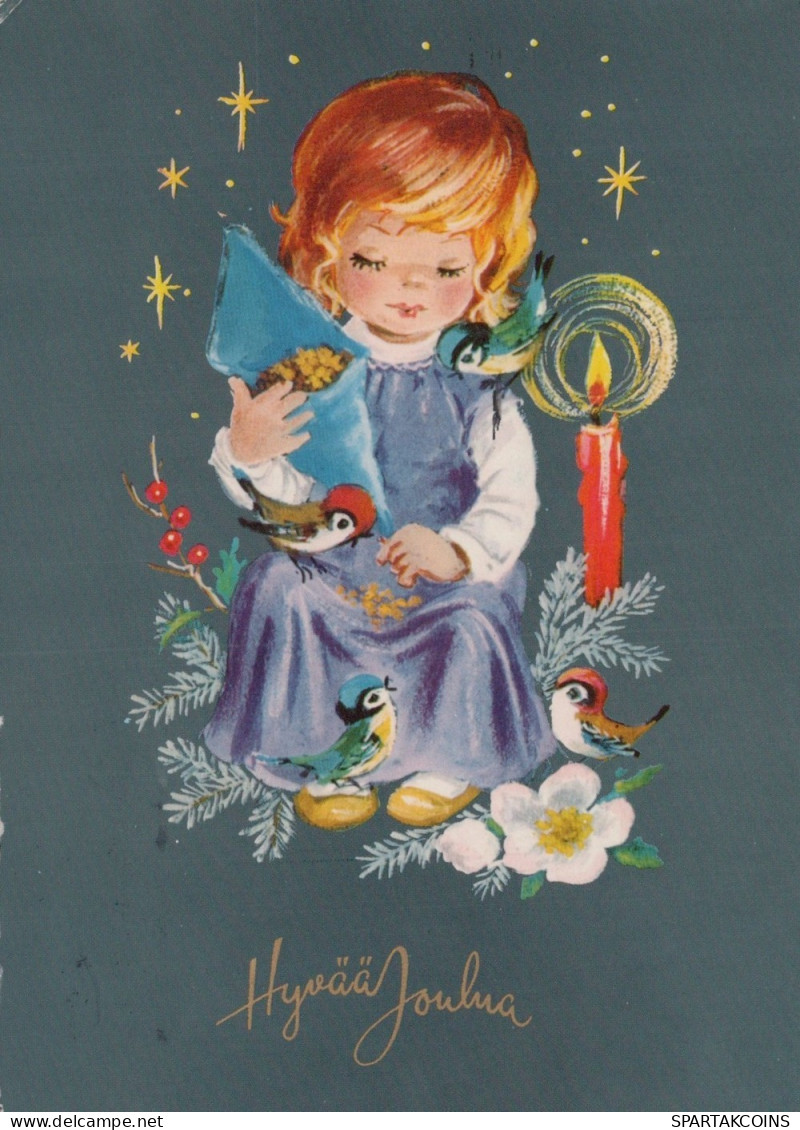 ANGE NOËL Vintage Carte Postale CPSM #PAH690.FR - Engel