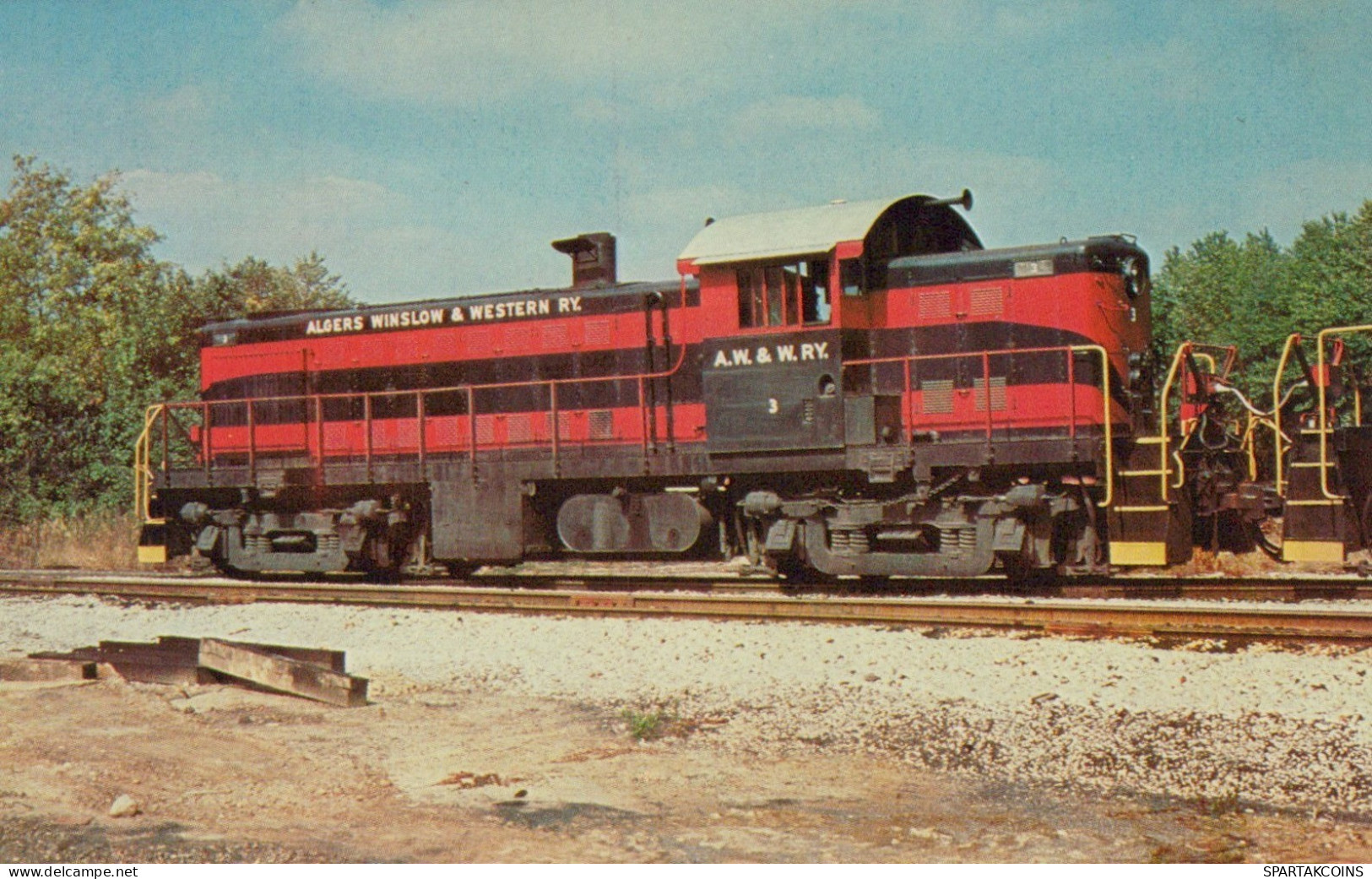 Transport FERROVIAIRE Vintage Carte Postale CPSMF #PAA610.FR - Treinen