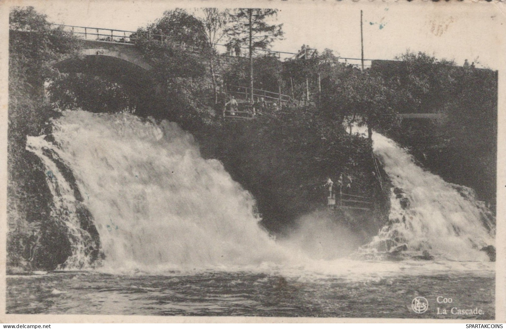 BELGIUM COO WATERFALL Province Of Liège Postcard CPA #PAD202.GB - Stavelot